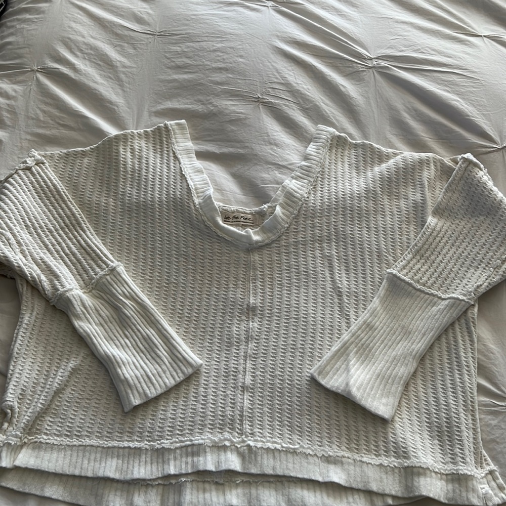 We the Free waffle weave top